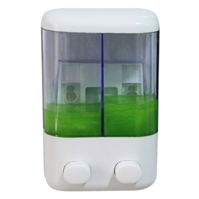 HardwareCity MARCO Wall Mounted DOUBLE Manual Soap Dispenser